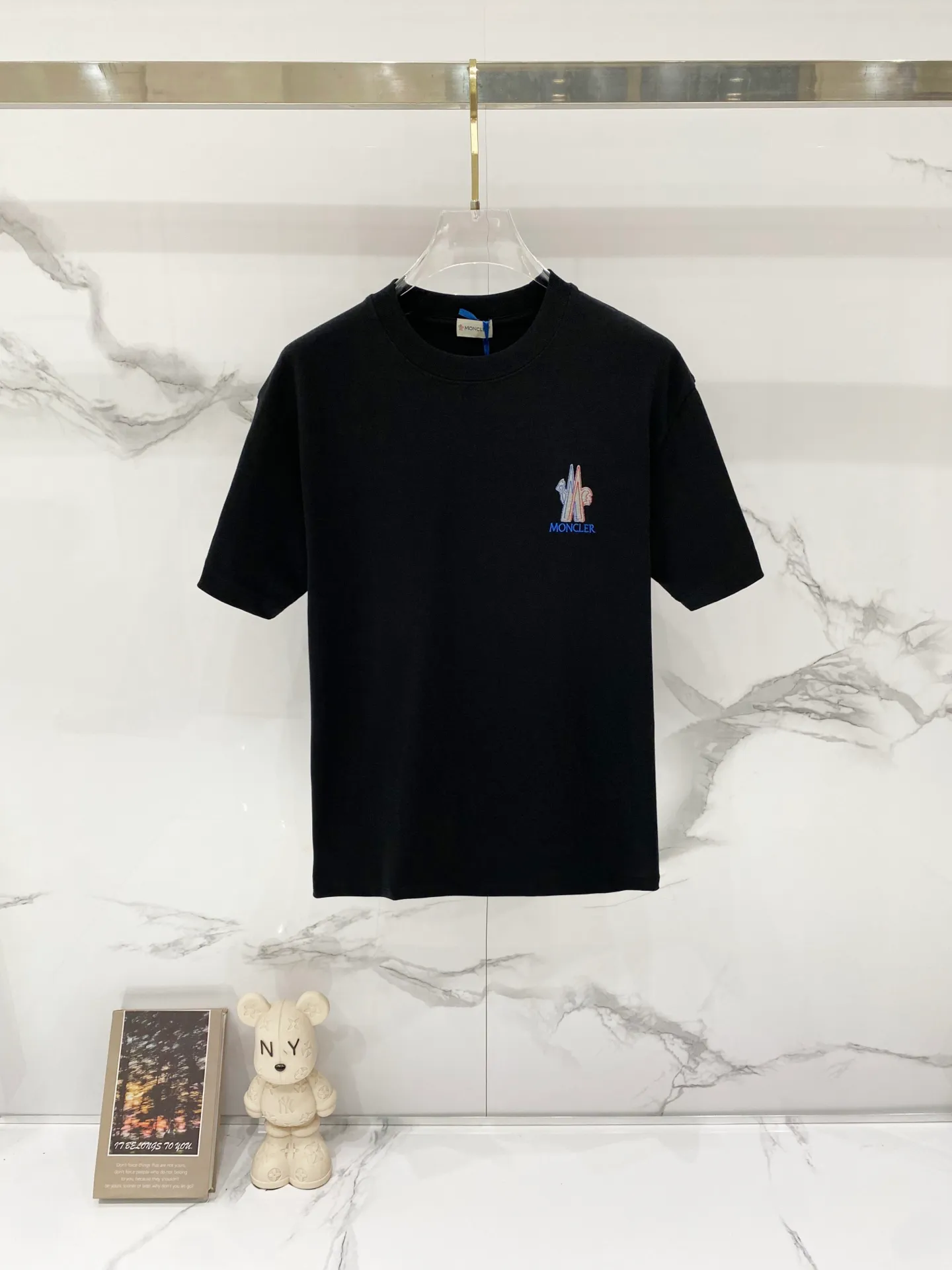 MONCLER/ -320 T 🪡 LOGO Quality 100 ％ Versatile Size:S-XL :Black.White.